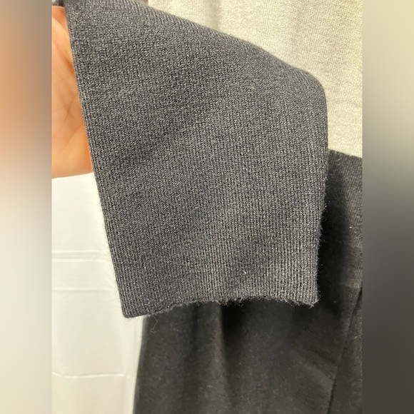 Liz Claiborne Open Front Long Cardigan Colorblock Womens SZ SM black & grey NWT - Picture 4 of 10